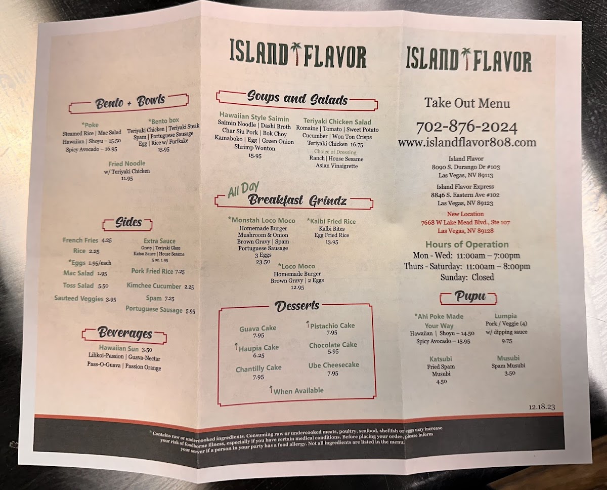 Menu Island Flavor-8