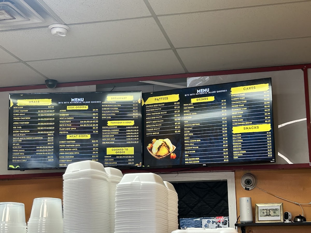 Menu Island Quizine And Grill Llc-3