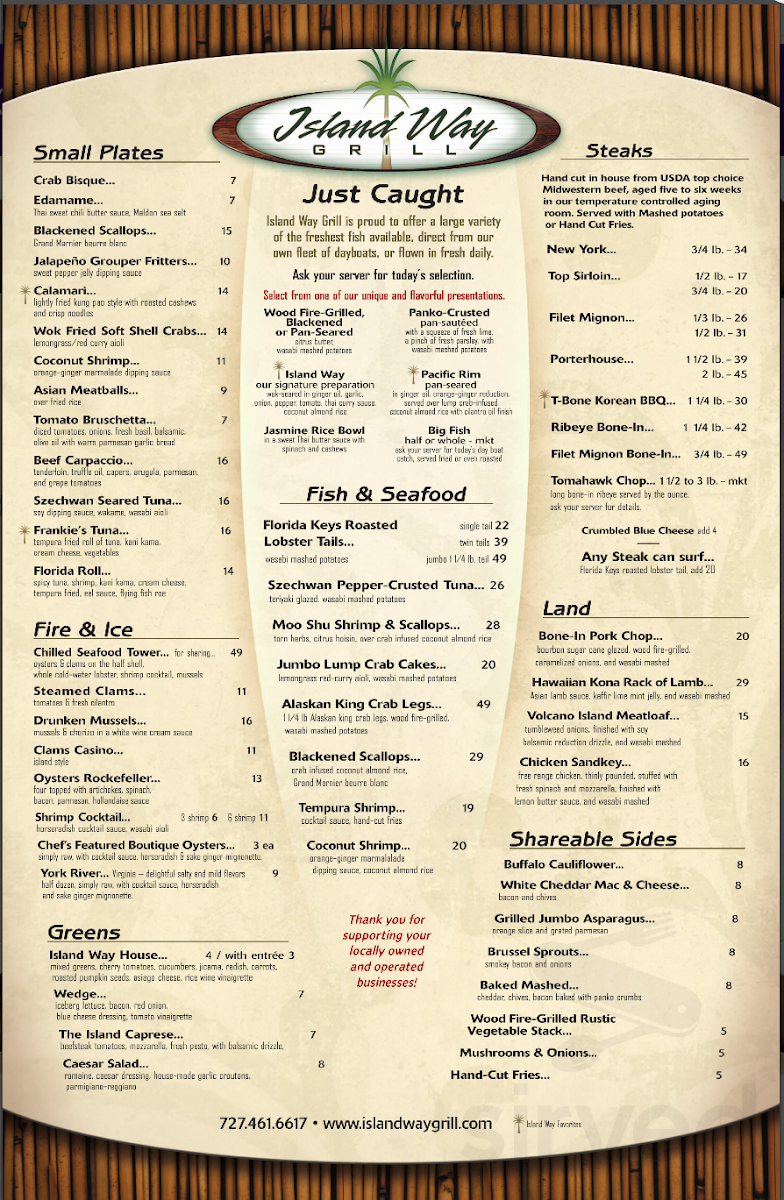 Menu Island Way Grill-1