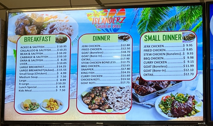 Menu Islanderz Caribbean Grill-2