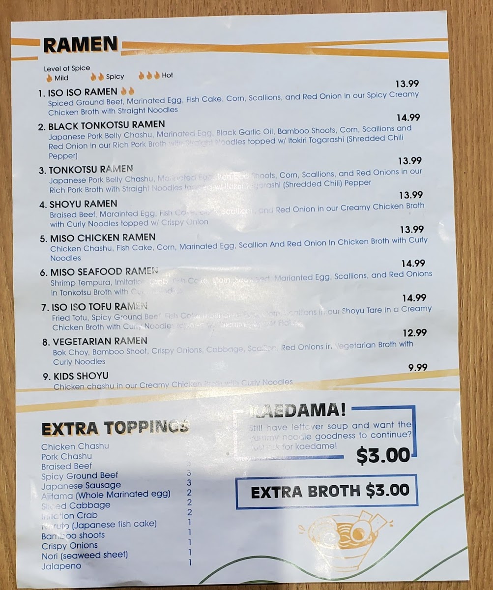 Menu Iso Iso Ramen & Boba-3
