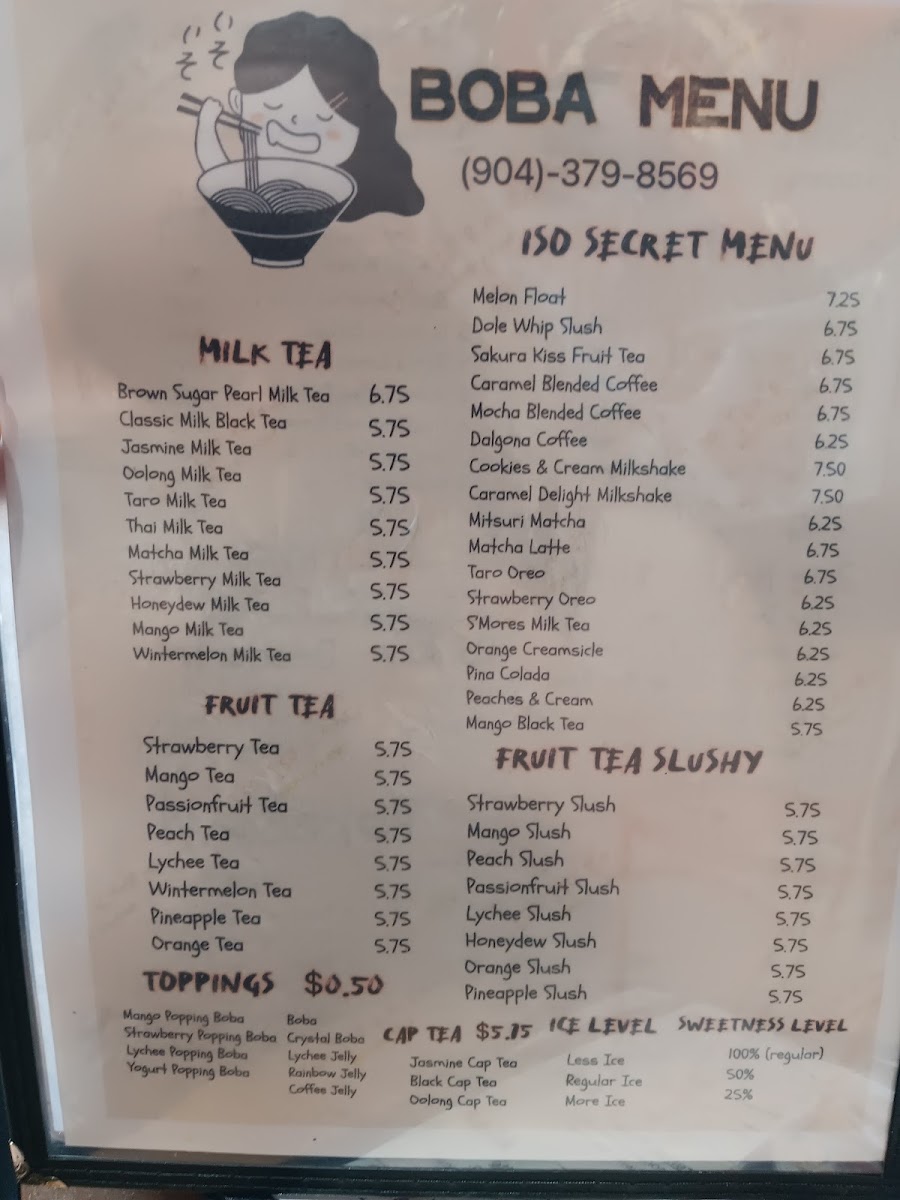Menu Iso Iso Ramen & Boba-6