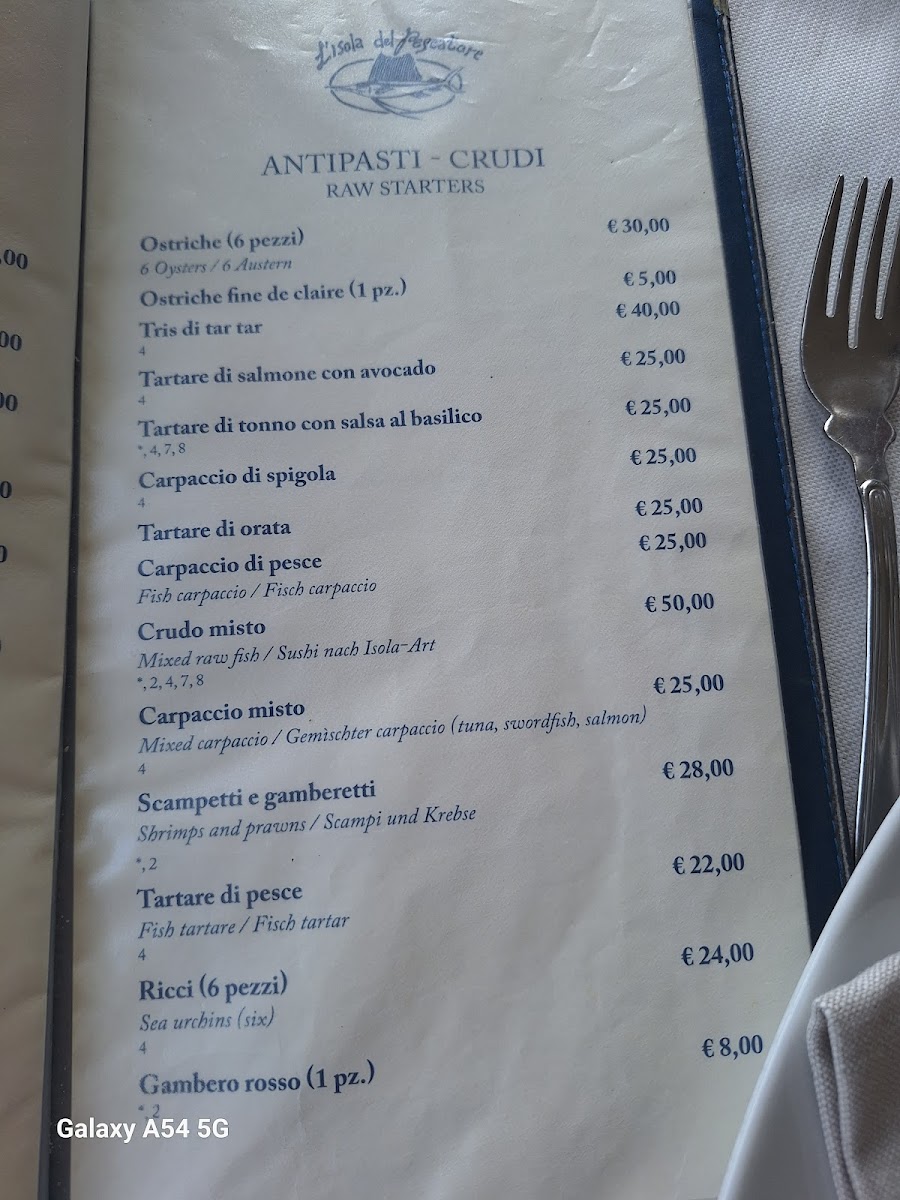 Menu Isola Del Pescatore-6