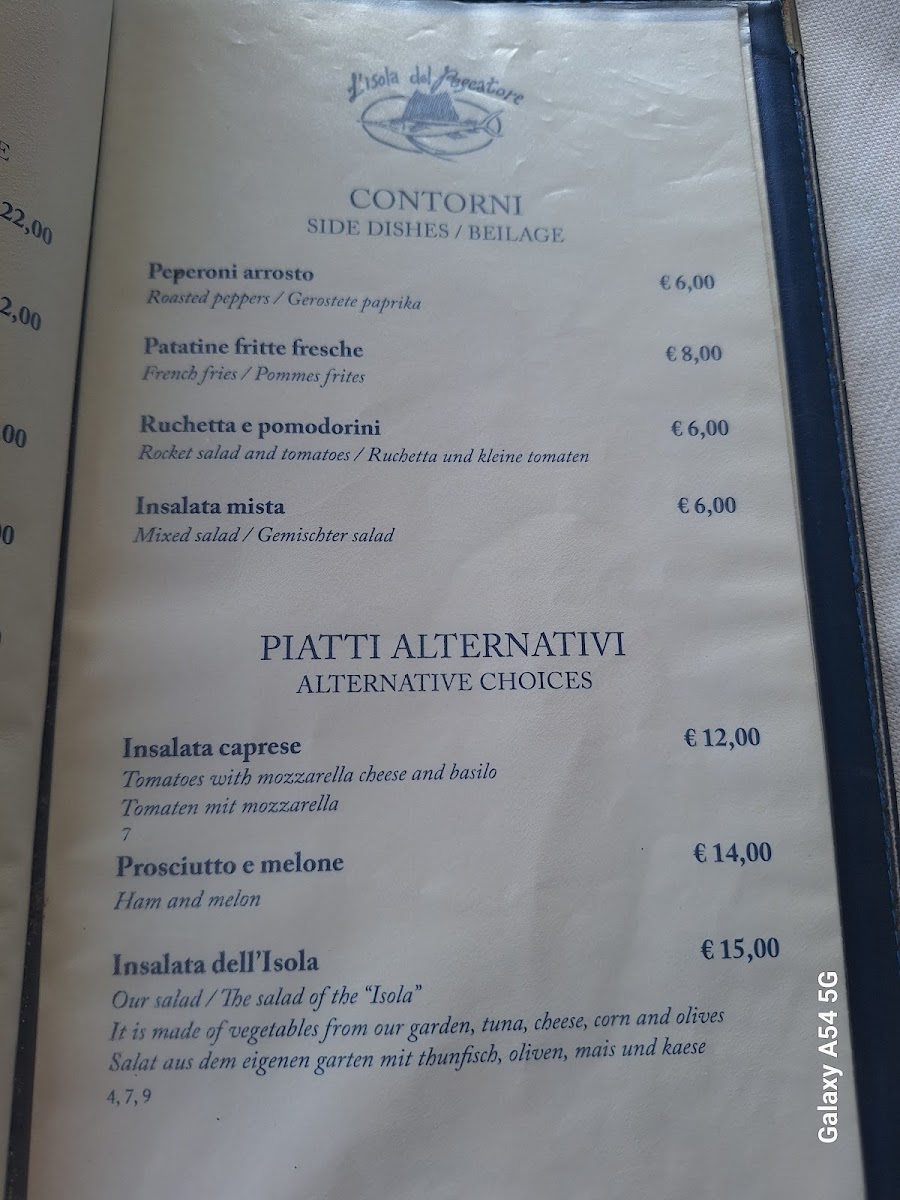 Menu Isola Del Pescatore-7