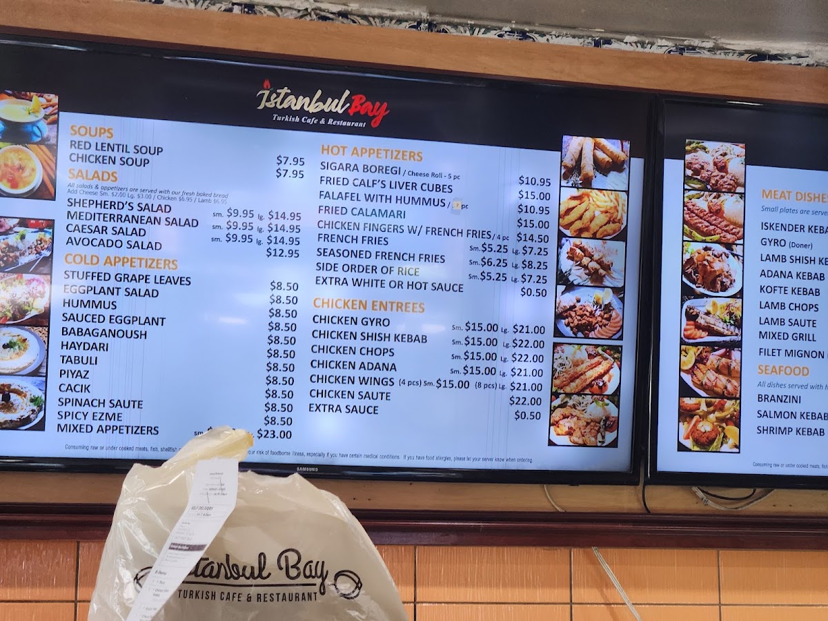 Menu Istanbul Bay-1