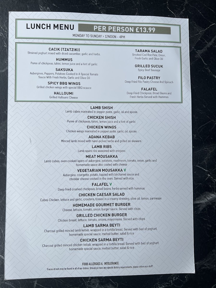 Menu Istanbul Grill Restaurant-2