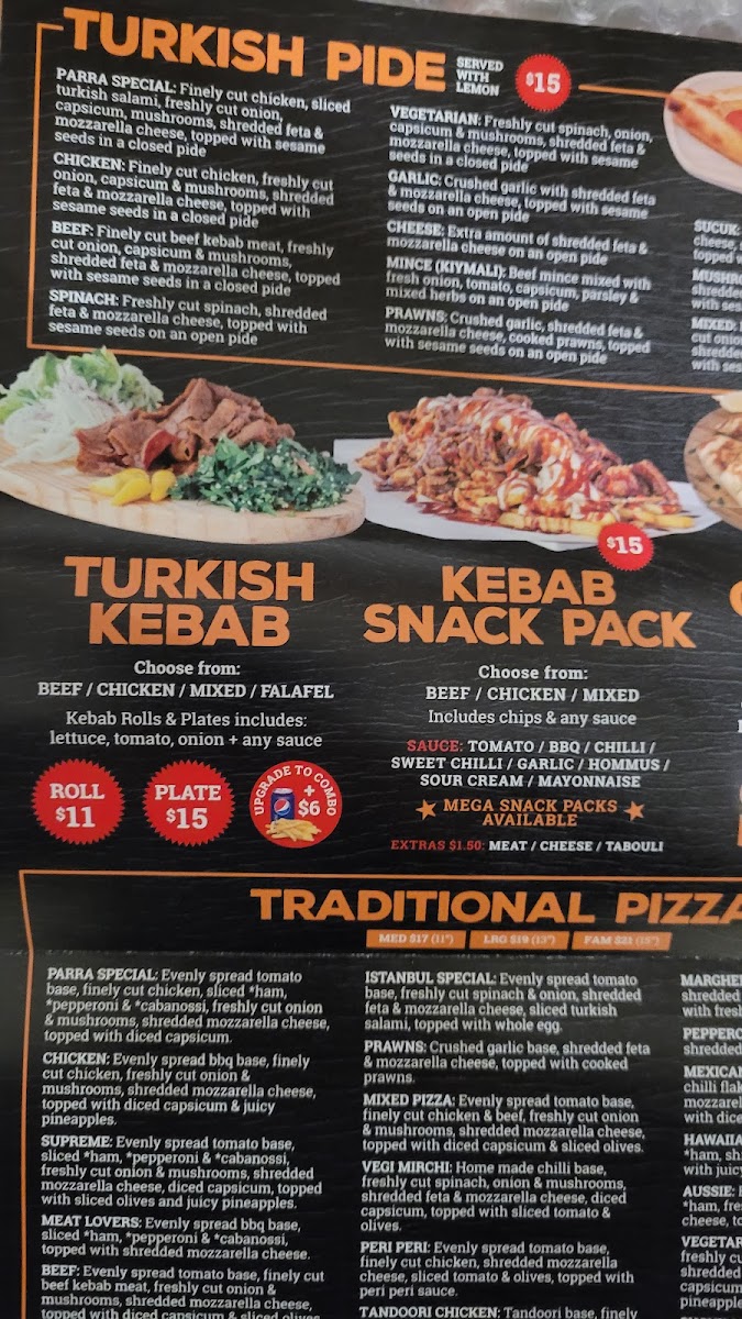 Menu Istanbul In Parra-5