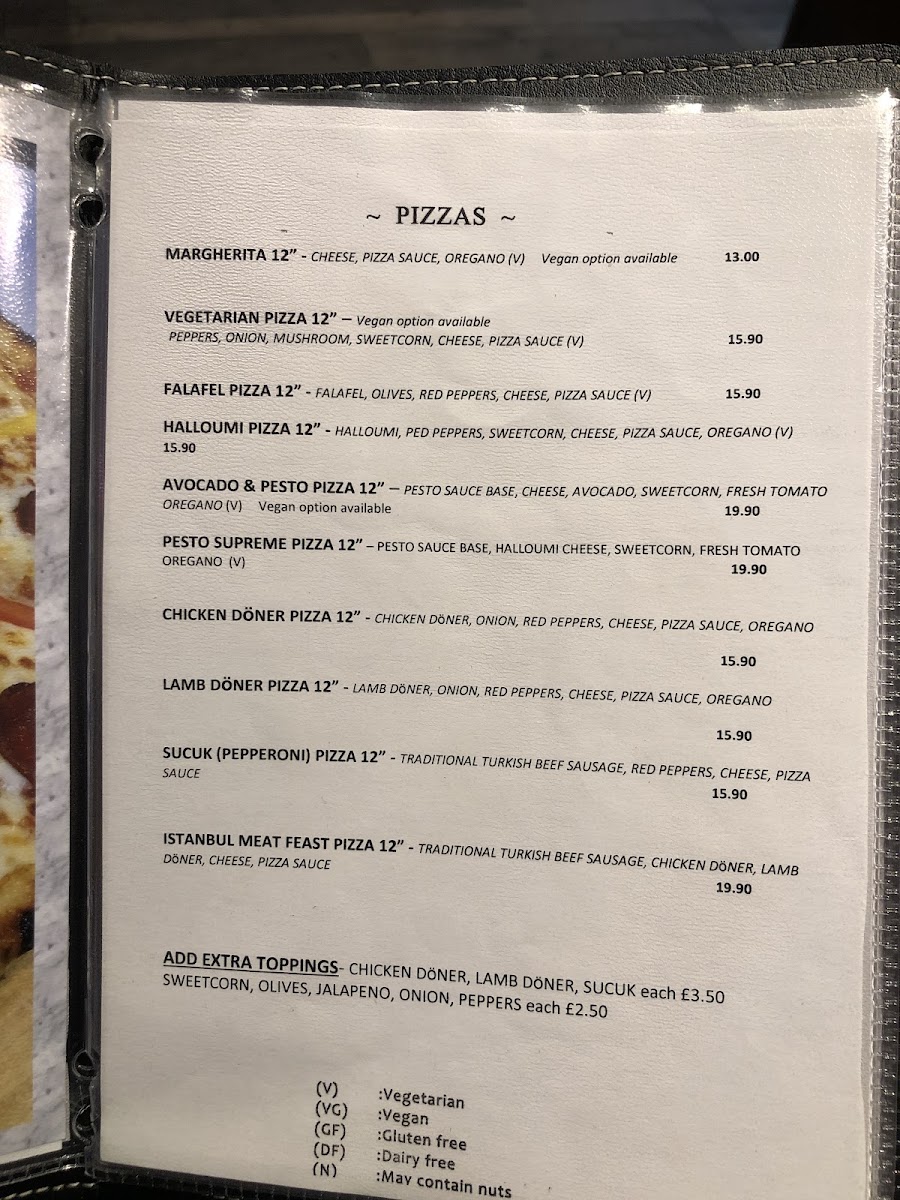 Menu Istanbul Meze & Grill Bar-1