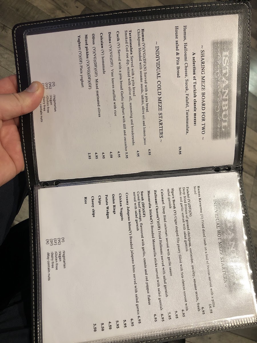 Menu Istanbul Meze & Grill Bar-3