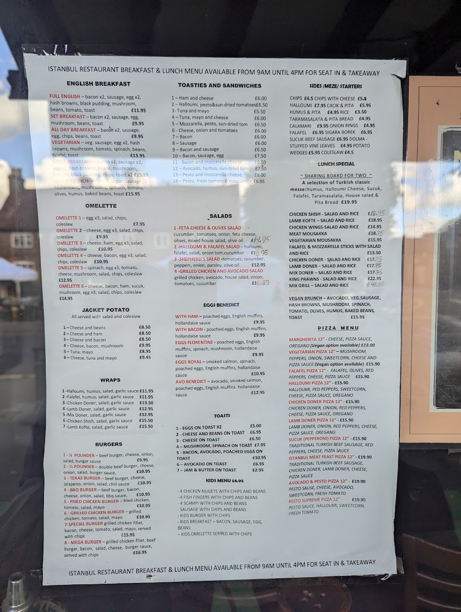 Menu Istanbul Meze & Grill Bar-4