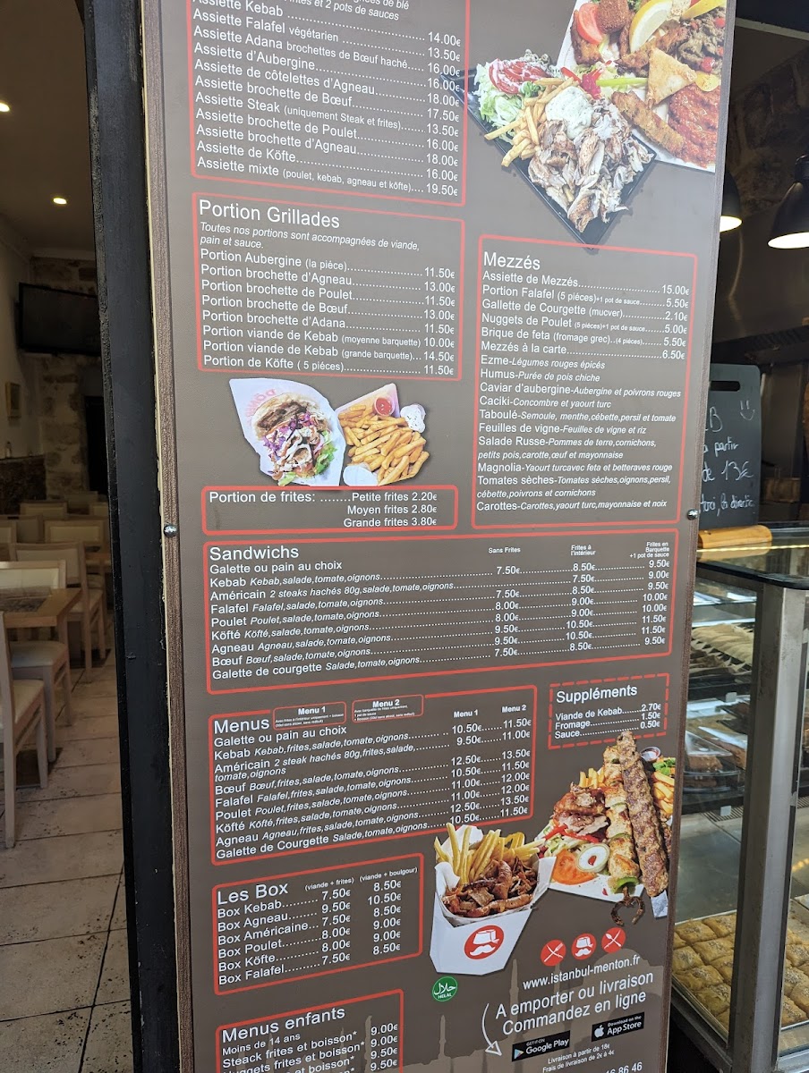 Menu Istanbul Restaurant Menton-6