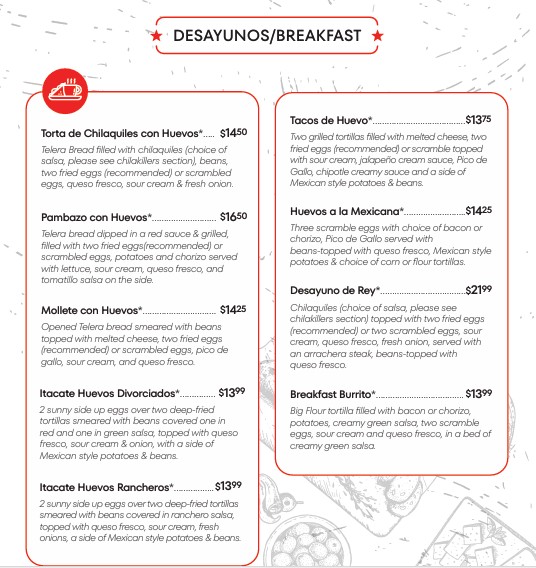 Menu Itacate Mexican Food-2