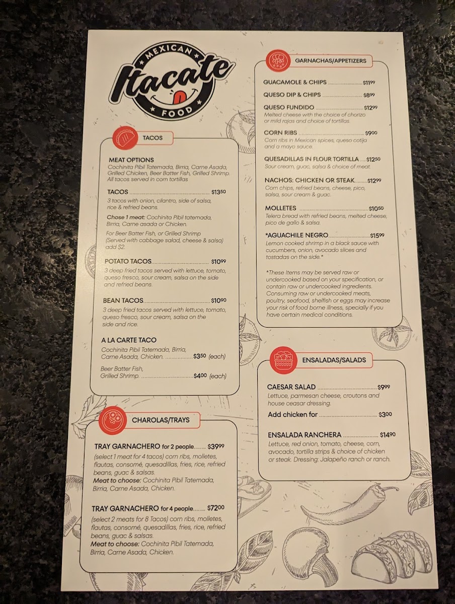 Menu Itacate Mexican Food-3