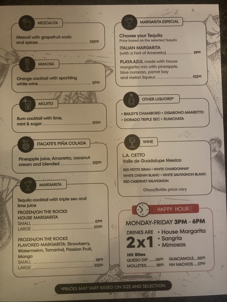 Menu Itacate Mexican Food-9