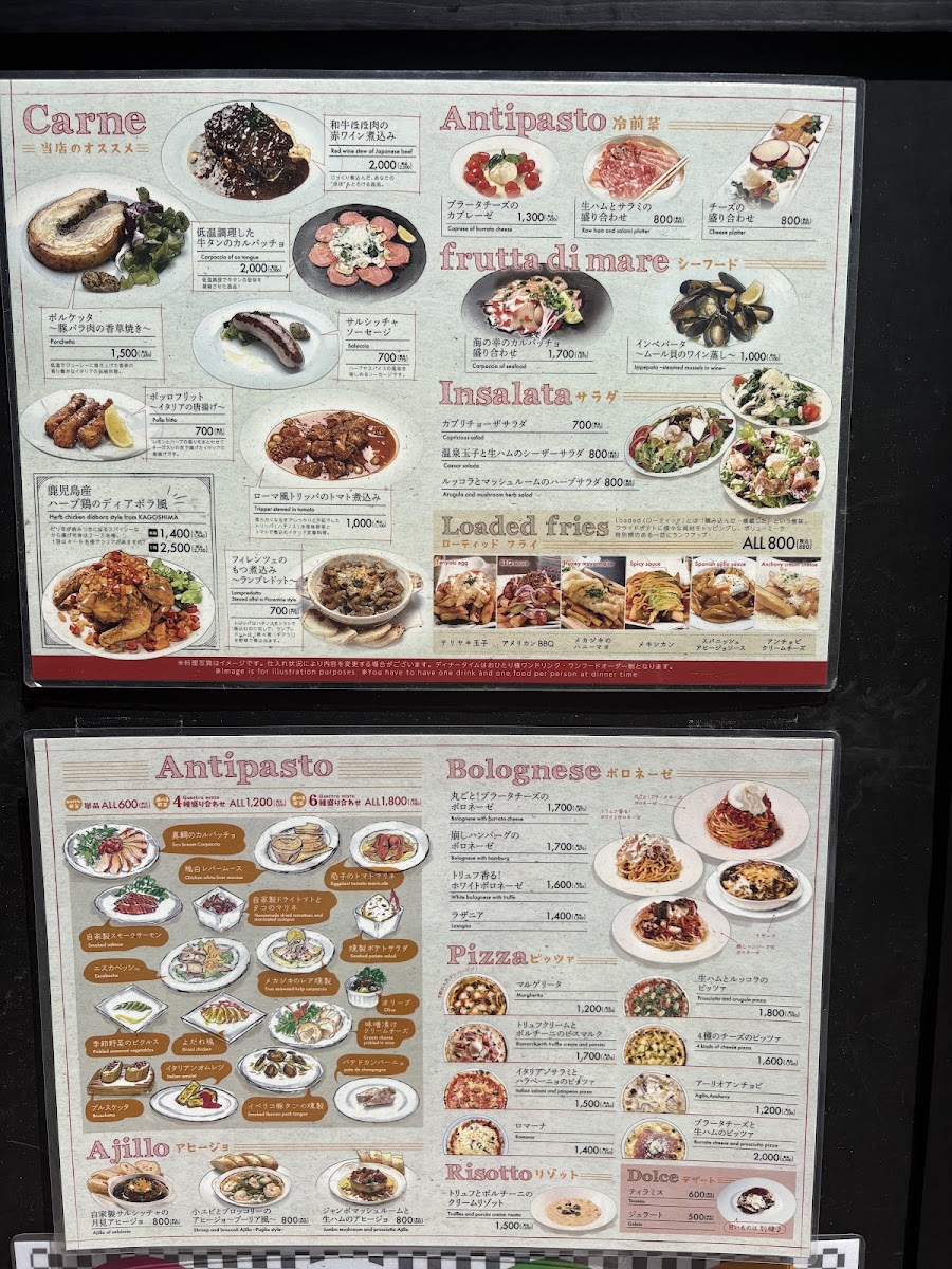Menu Italian Bar Kimuraya Shinagawa-4