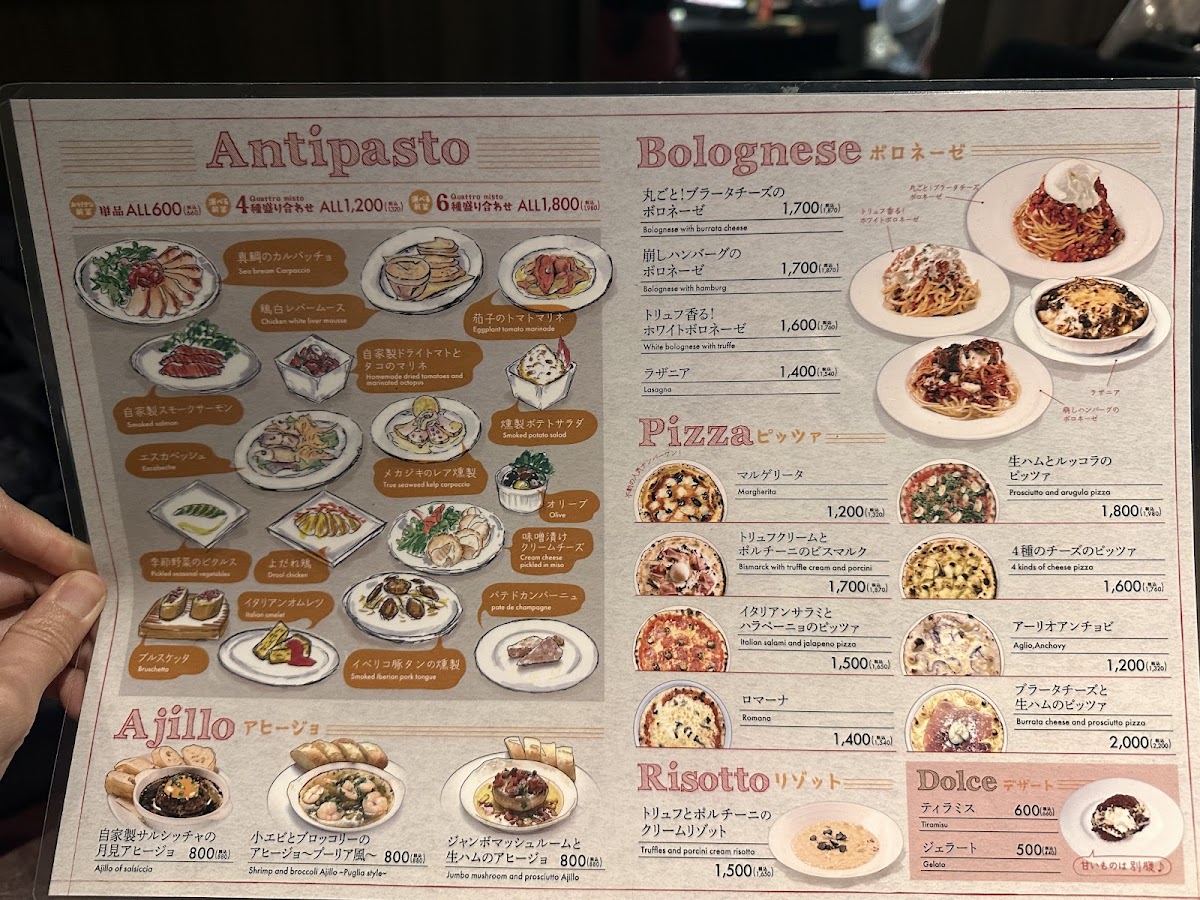 Menu Italian Bar Kimuraya Shinagawa-6