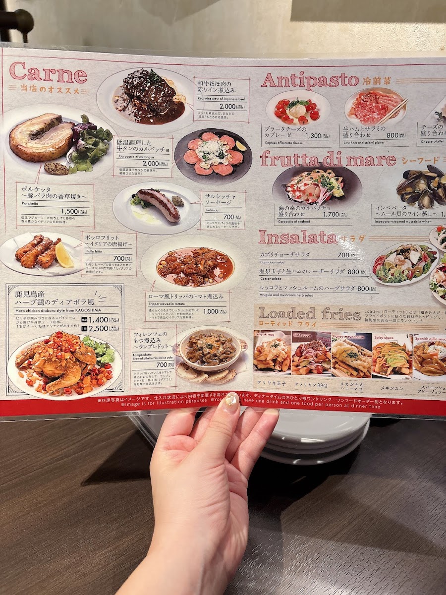 Menu Italian Bar Kimuraya Shinagawa-8