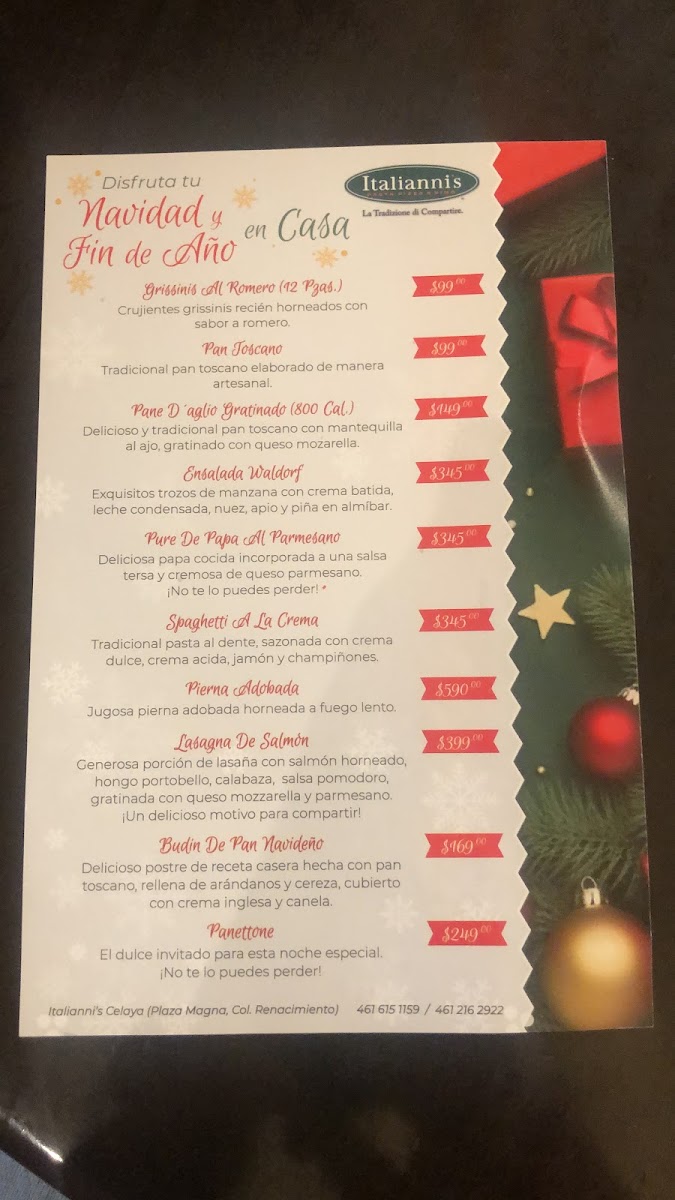 Menu Italianni's Celaya-6