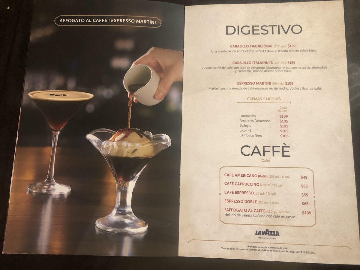 Menu Italianni's Celaya-7