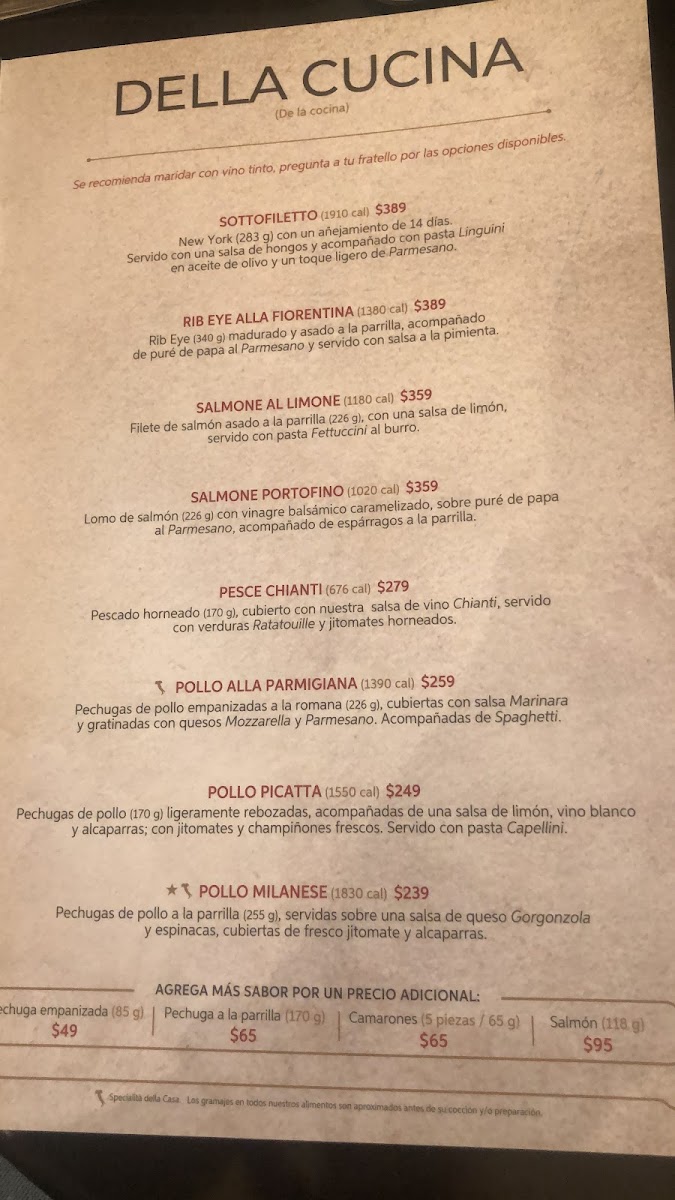 Menu Italianni's Celaya-9