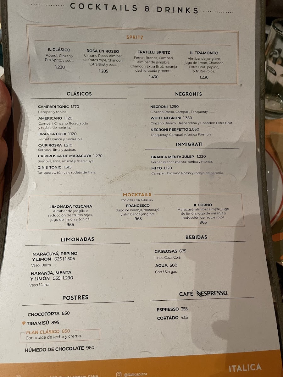 Menu Itálica Pizza Bar-3
