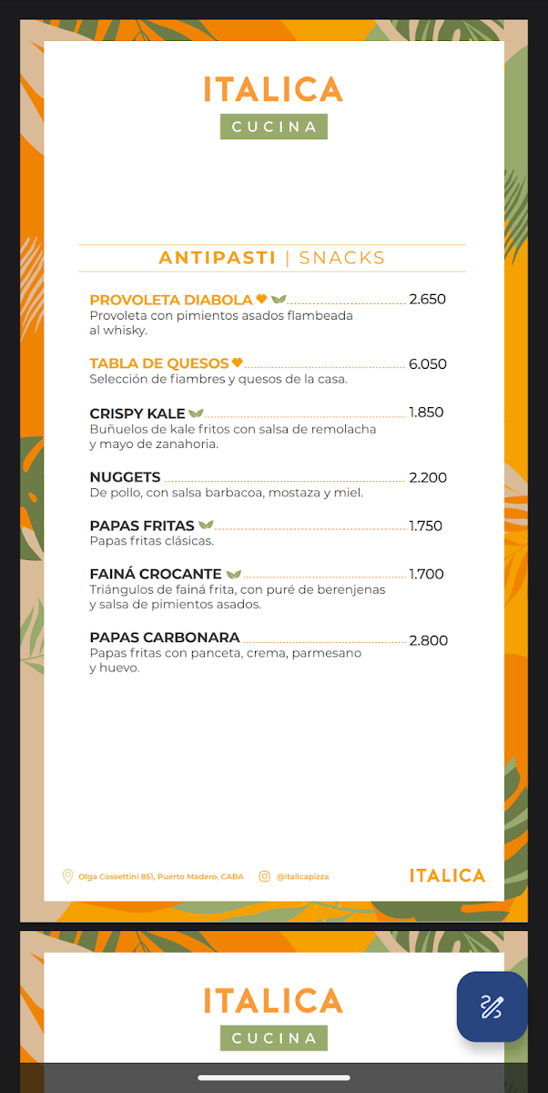 Menu Itálica Pizza Bar-6