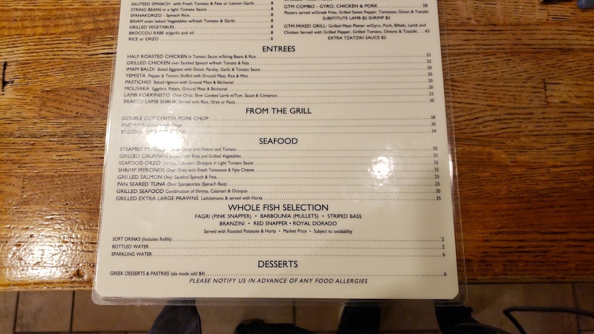 Menu It's Greek To Me-10