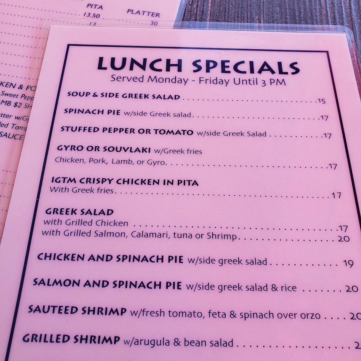 Menu It's Greek To Me-4