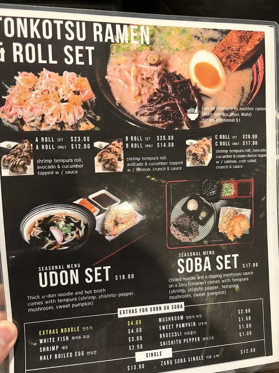 Menu Itshow Tendon & Ramen-8