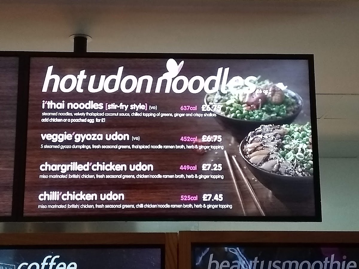 Menu Itsu - Queen Victoria St-2