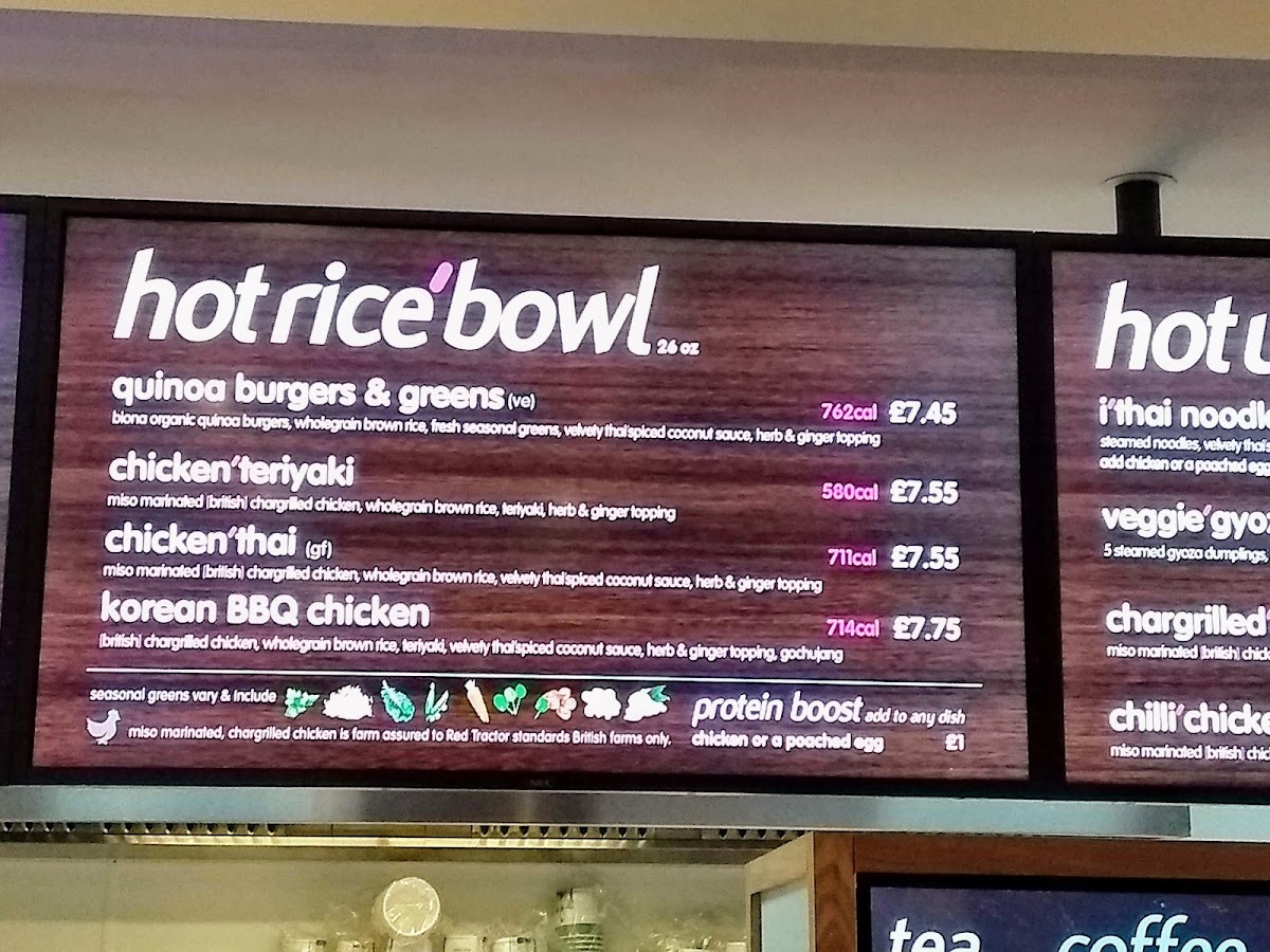 Menu Itsu - Queen Victoria St-3