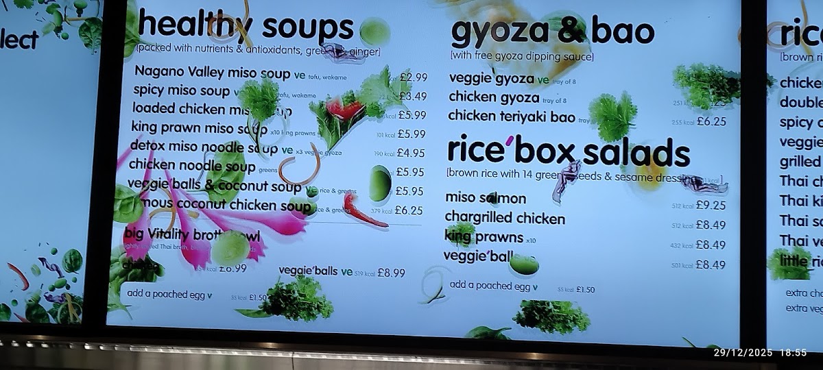 Menu Itsu - Wimbledon-4