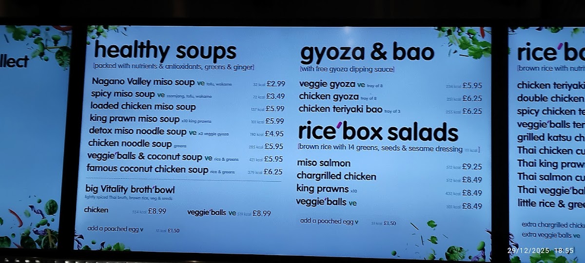 Menu Itsu - Wimbledon-5