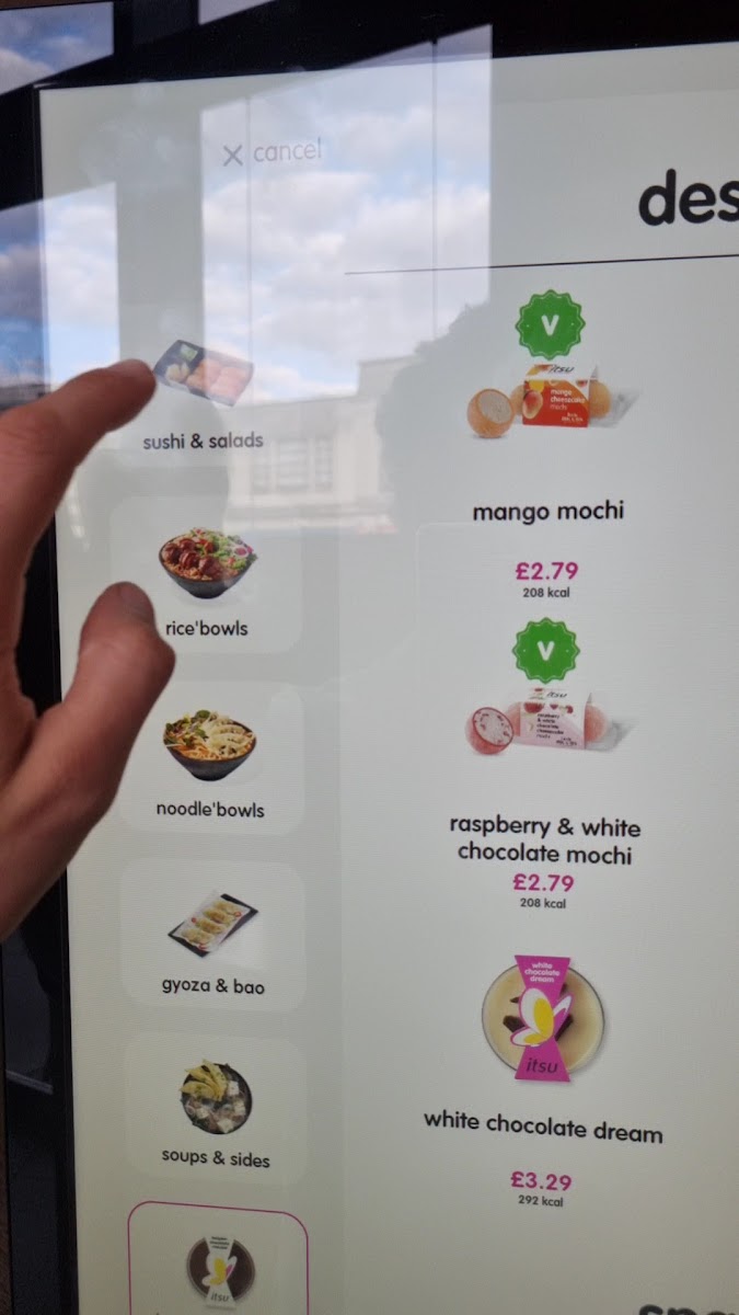 Menu Itsu - Wimbledon-7