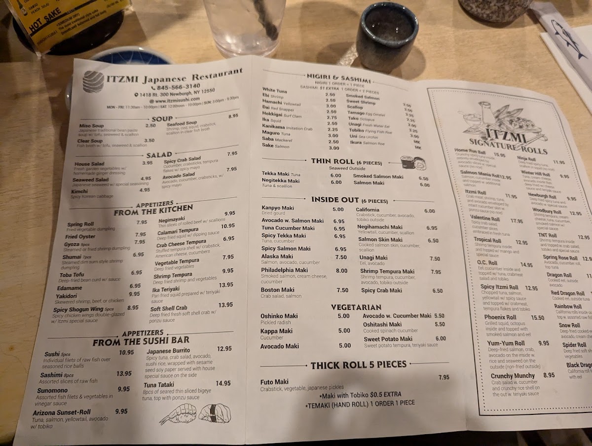 Menu Itzmi-10