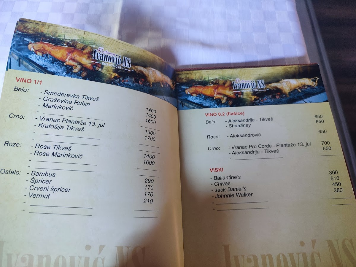 Menu Ivanovic Ns-7