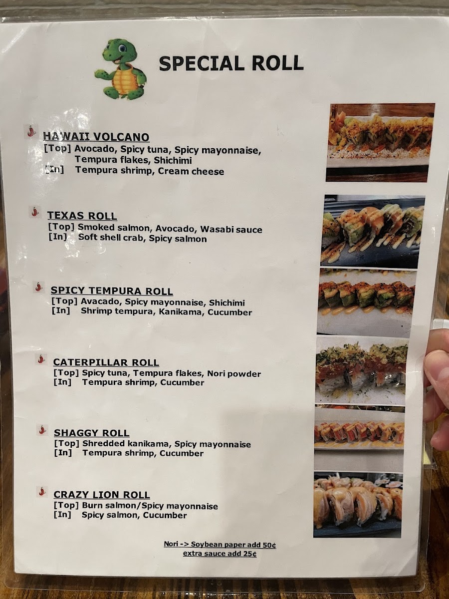 Menu Iwa Ya-10