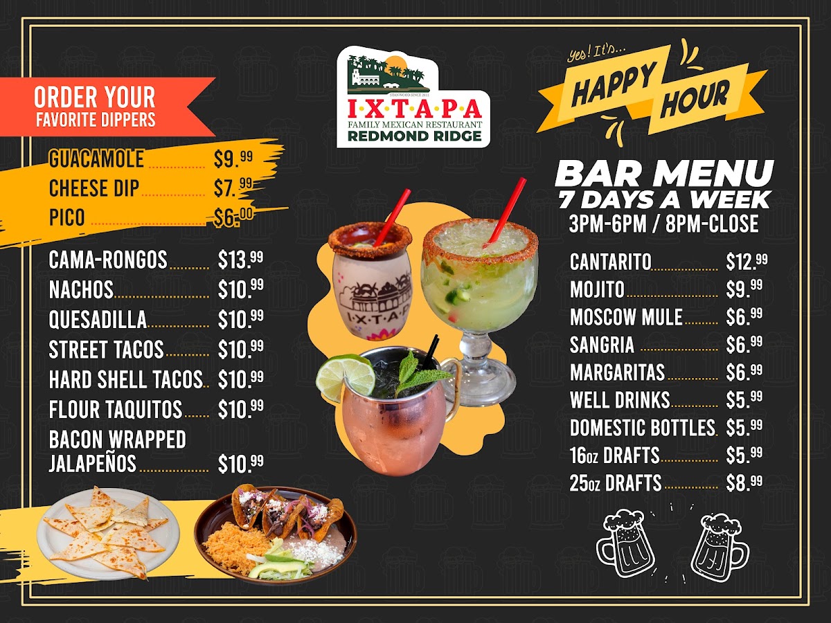 Menu Ixtapa Redmond Ridge-1