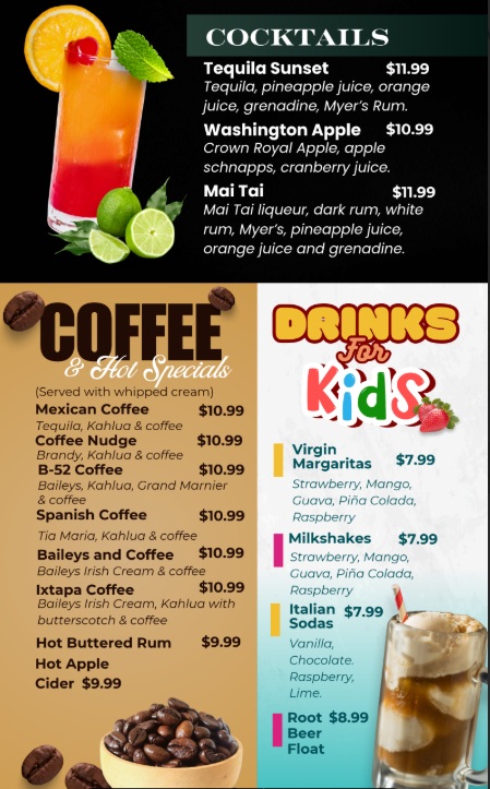 Menu Ixtapa Redmond Ridge-3