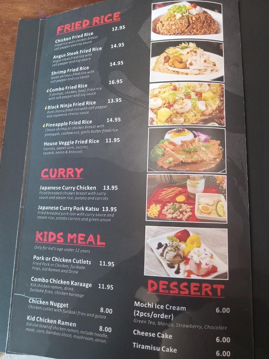 Menu Iza Robata Spring-2
