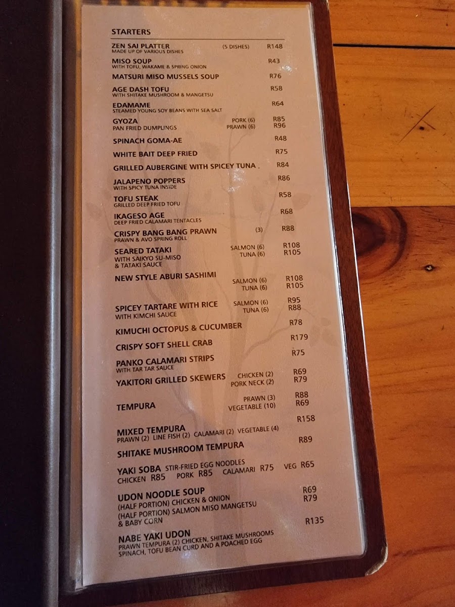 Menu Izakaya Matsuri-9