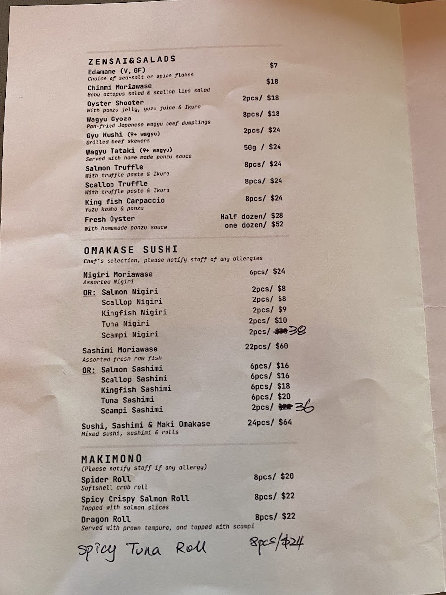 Menu Izakaya Rin Japanese Restaurant & Bar-1