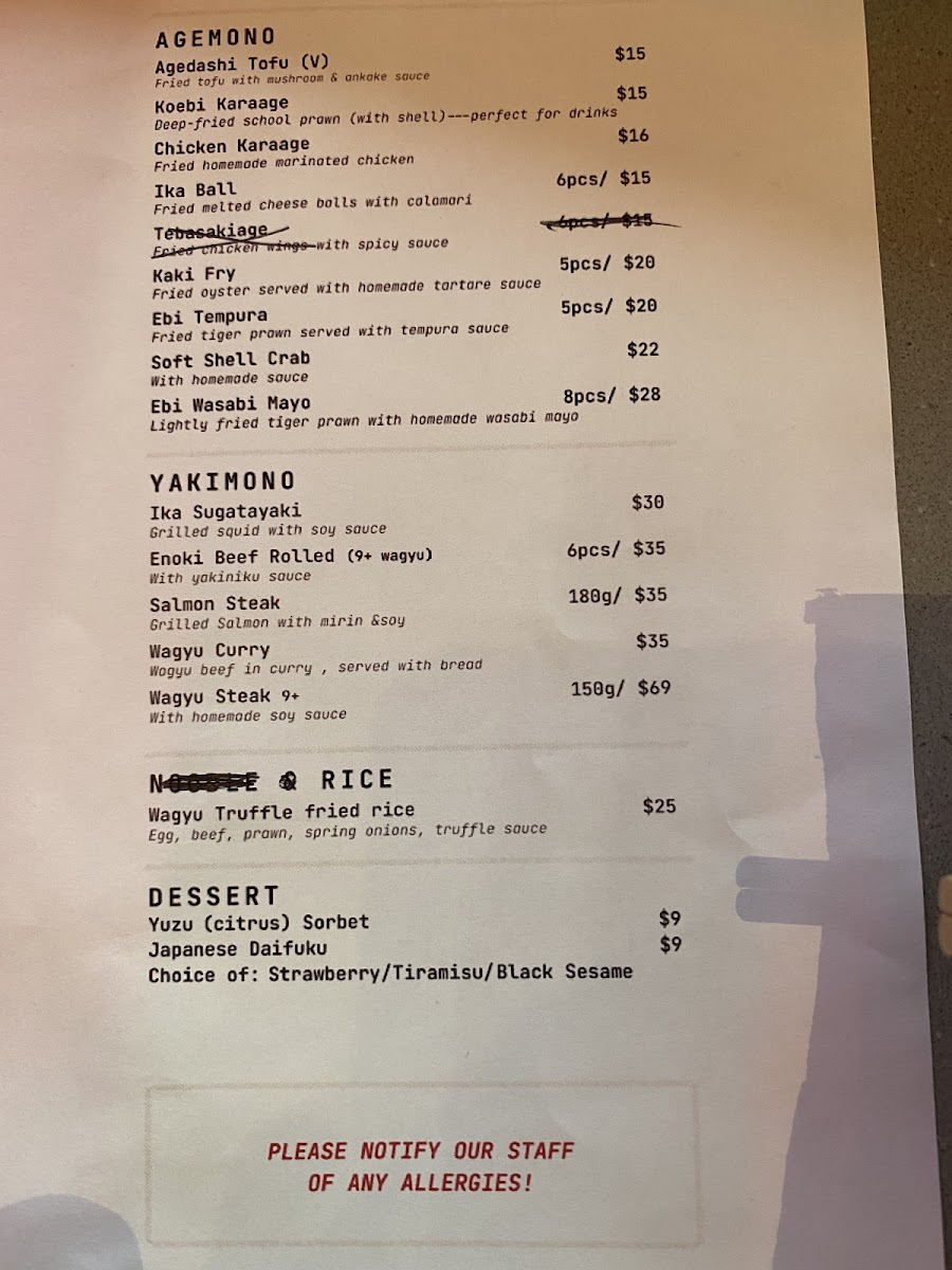 Menu Izakaya Rin Japanese Restaurant & Bar-2