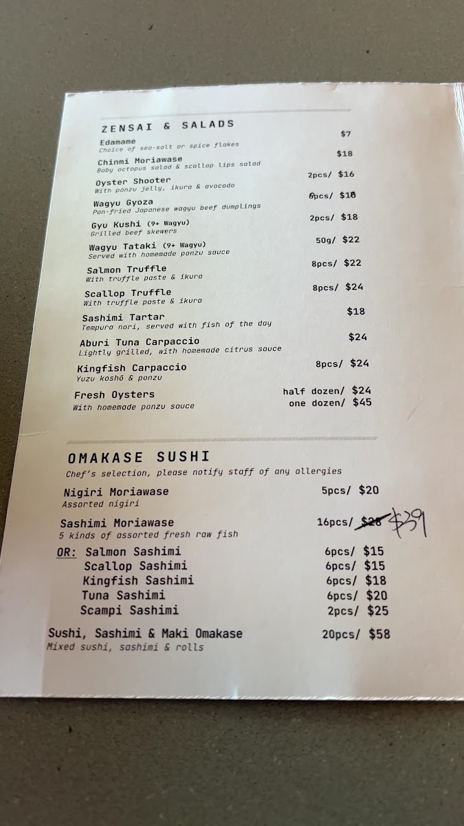 Menu Izakaya Rin Japanese Restaurant & Bar-3