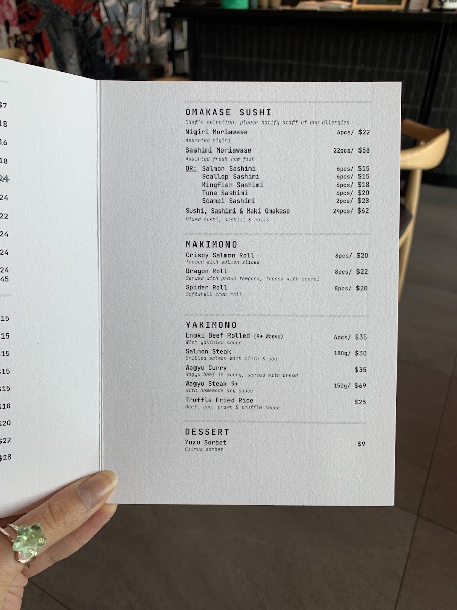Menu Izakaya Rin Japanese Restaurant & Bar-7