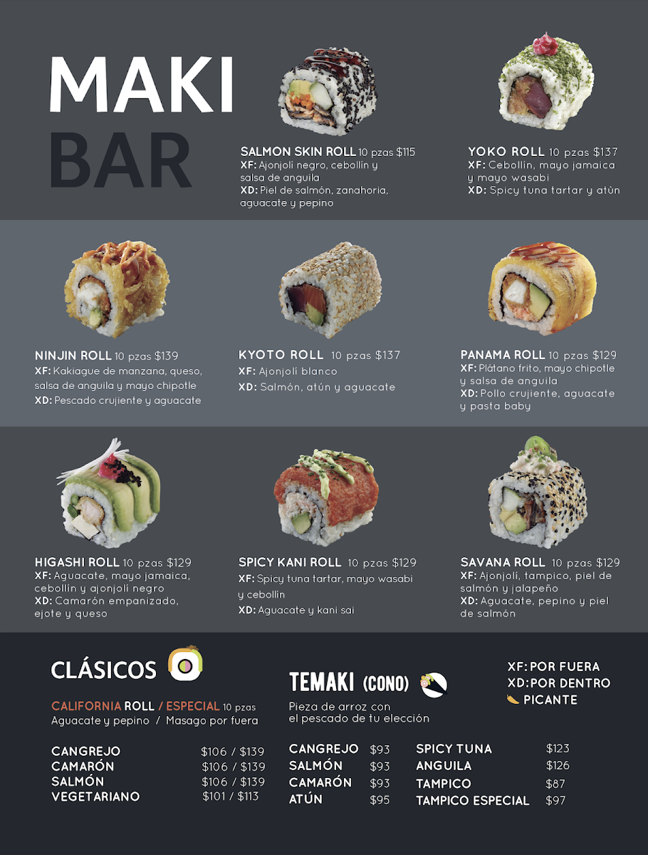 Menu Izakaya Sushi Querétaro-1