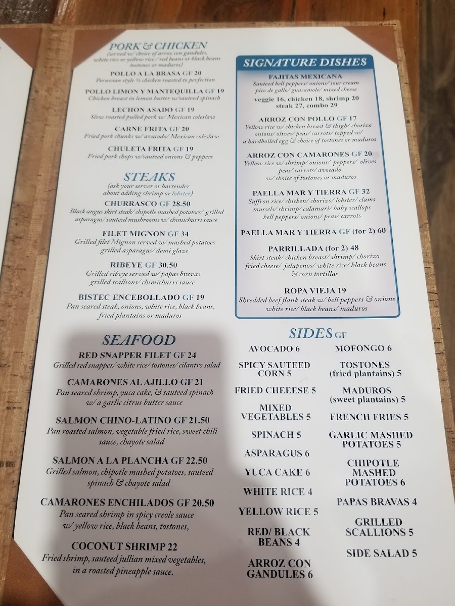 Menu Izlas Puertorican Cuisine-2