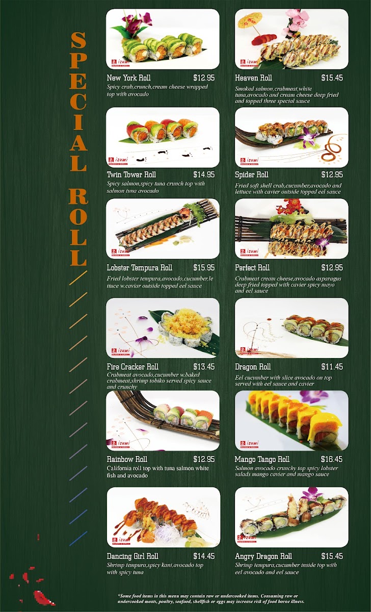 Menu Izumi Japanese Restaurant-2