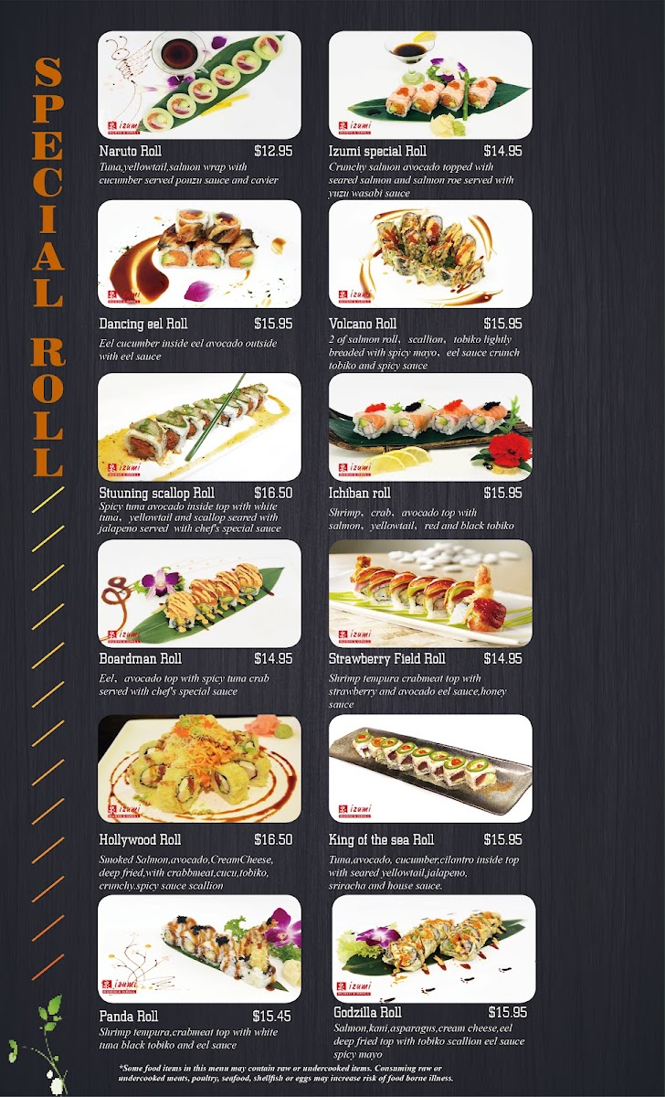 Menu Izumi Japanese Restaurant-4