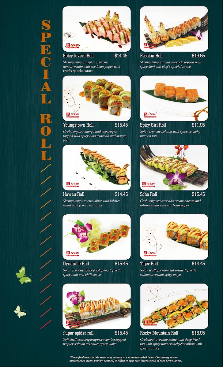 Menu Izumi Japanese Restaurant-7